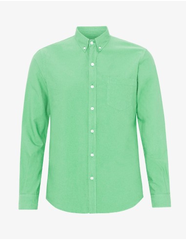 Organic Button Down Shirt - Spring Green de technologie