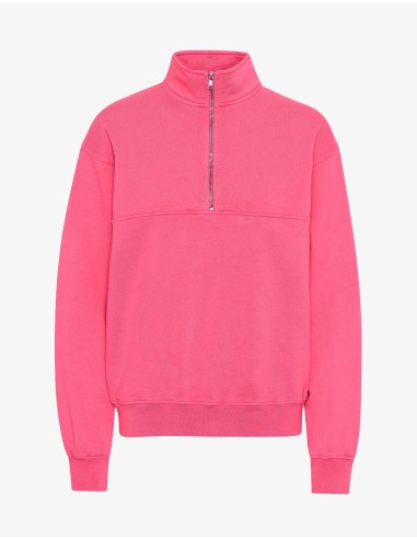 Organic Quarter Zip - Bubblegum Pink basket pas cher