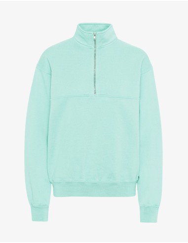 Organic Quarter Zip - Light Aqua JUSQU'A -70%! 